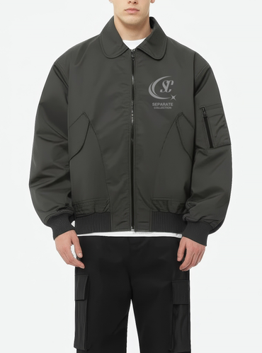 Separate Collection Wolf Grey Bomber Jacket