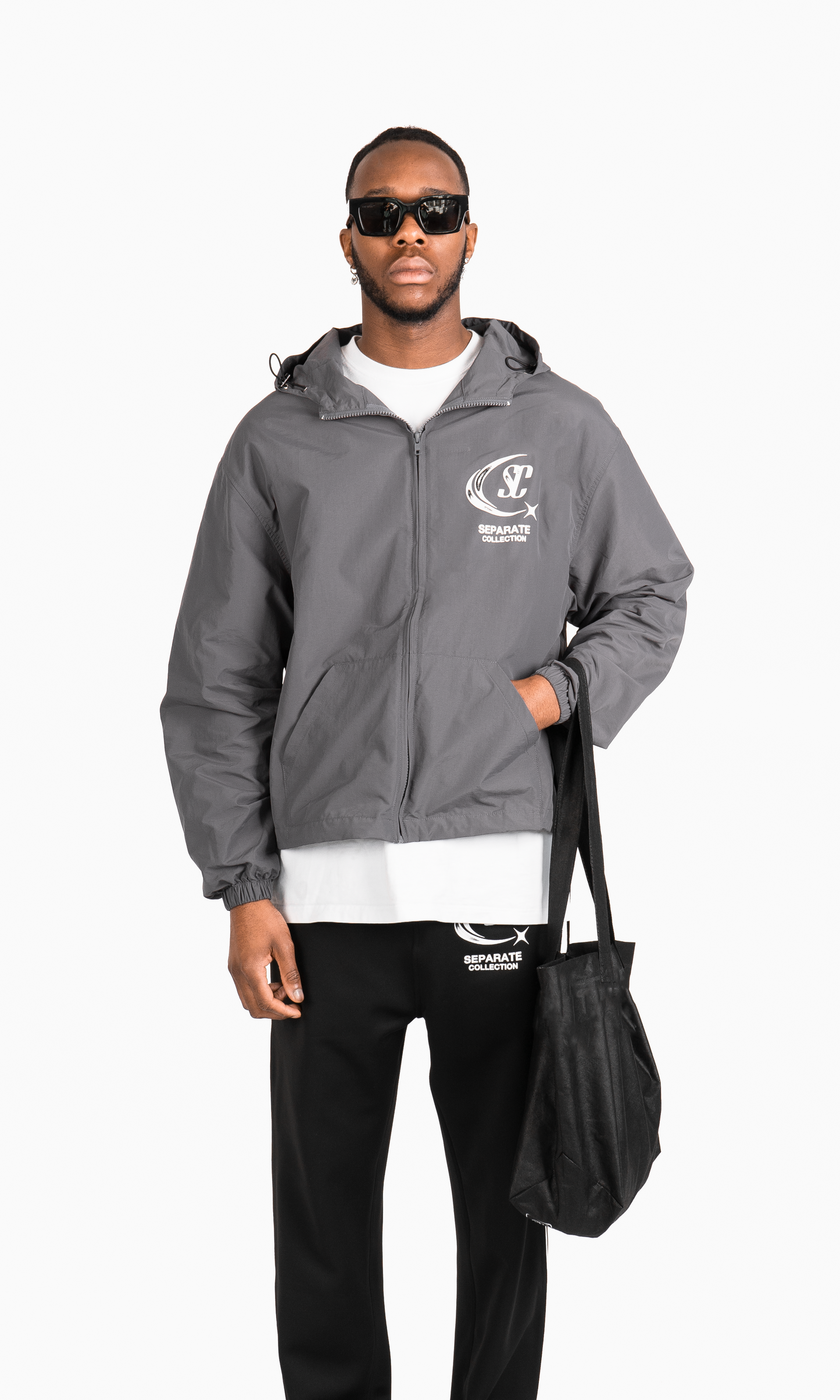 Separate Collection© Grey Windbreaker