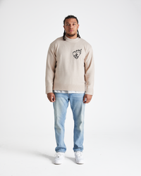 Separate Collection Flaming Heart Knitted Sweatshirt