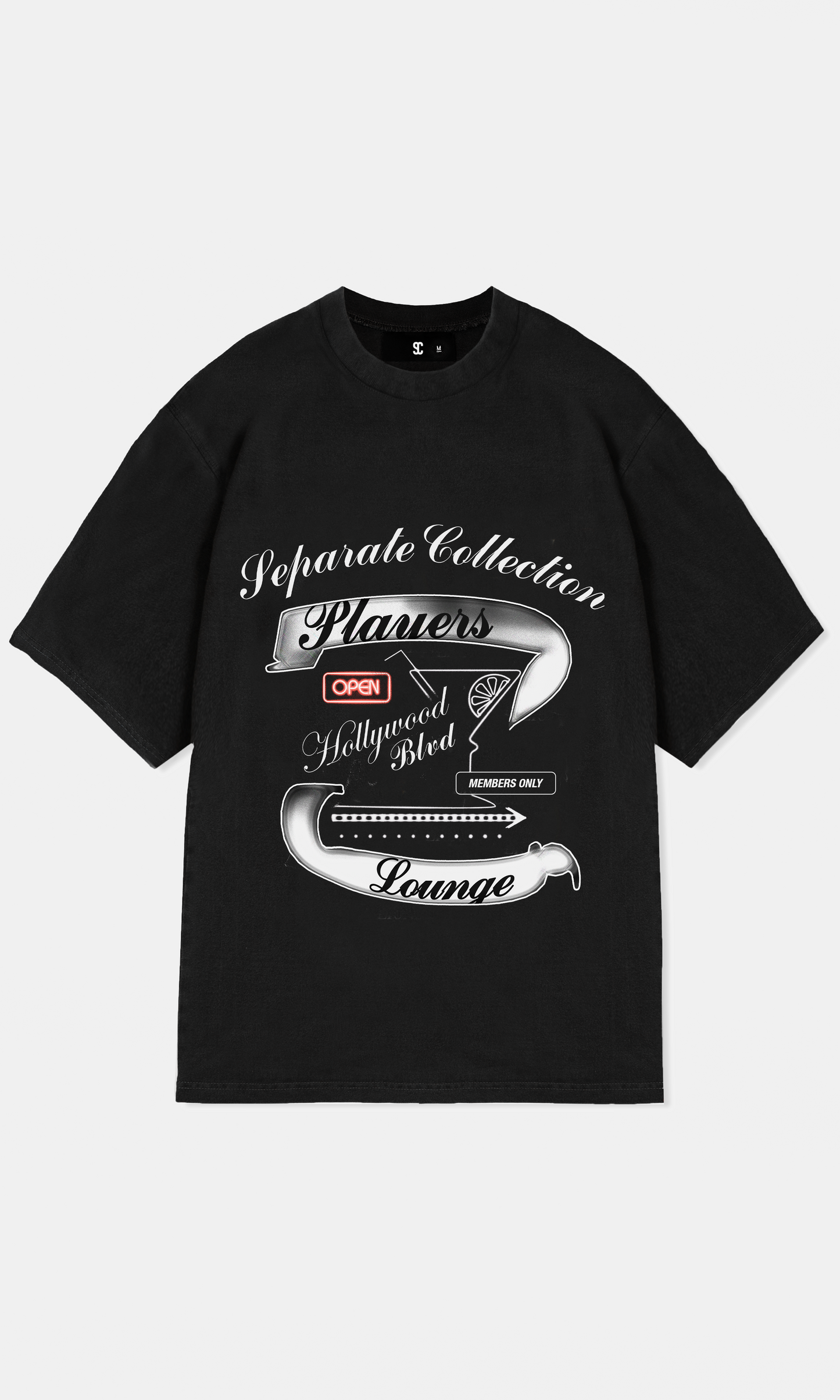 Separate Collection© Players Lounge T-Shirt Jet Black